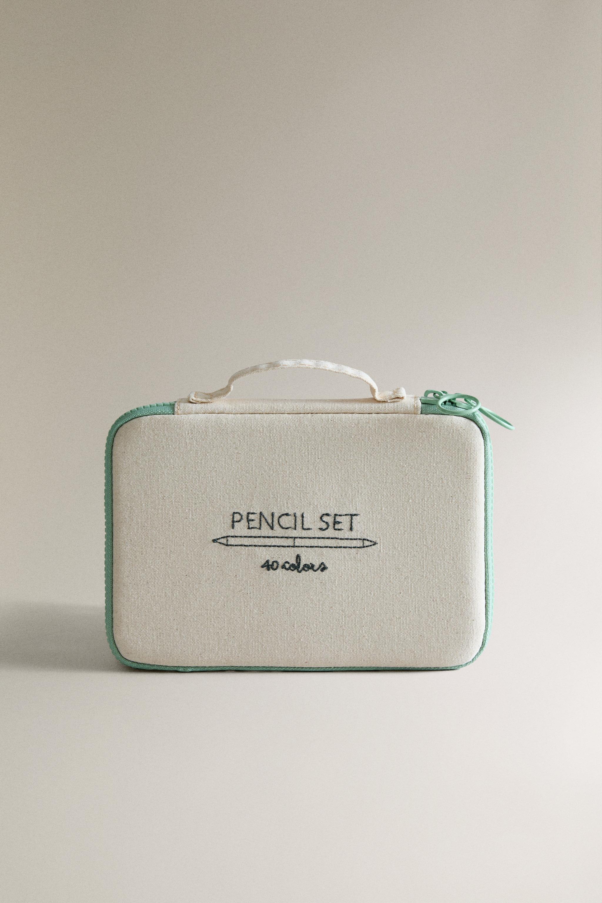KIDS' 20 COLOUR PENCIL CASE